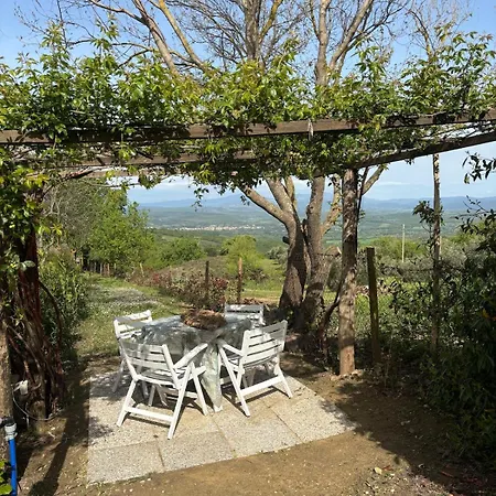 ヴィラ La Capanna Casale In Pietra Con Piscina Sasso dʼOmbrone